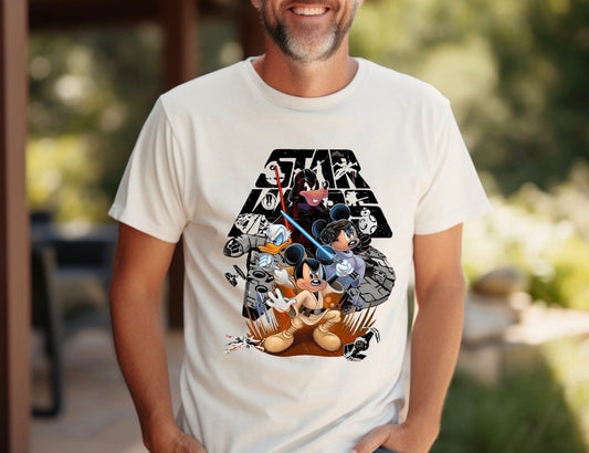 Epic Space Adventures with Mouse and Friends Tee