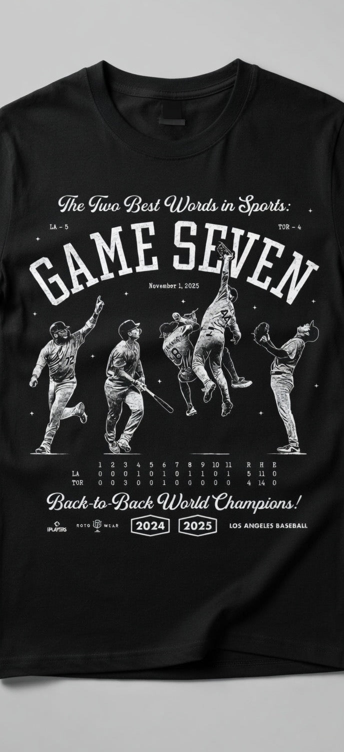 LA Baseball Best Words Tee