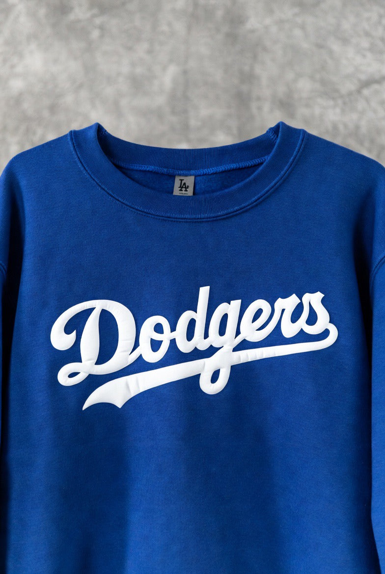 LA Baseball Puff Vinyl Sweatshirt