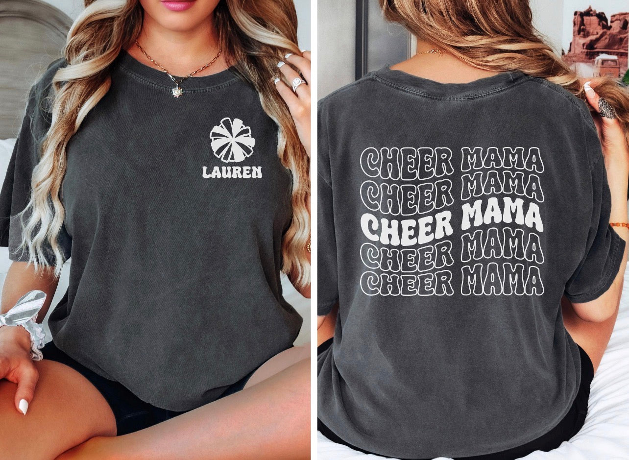 Cheer Mama Personalized Tee