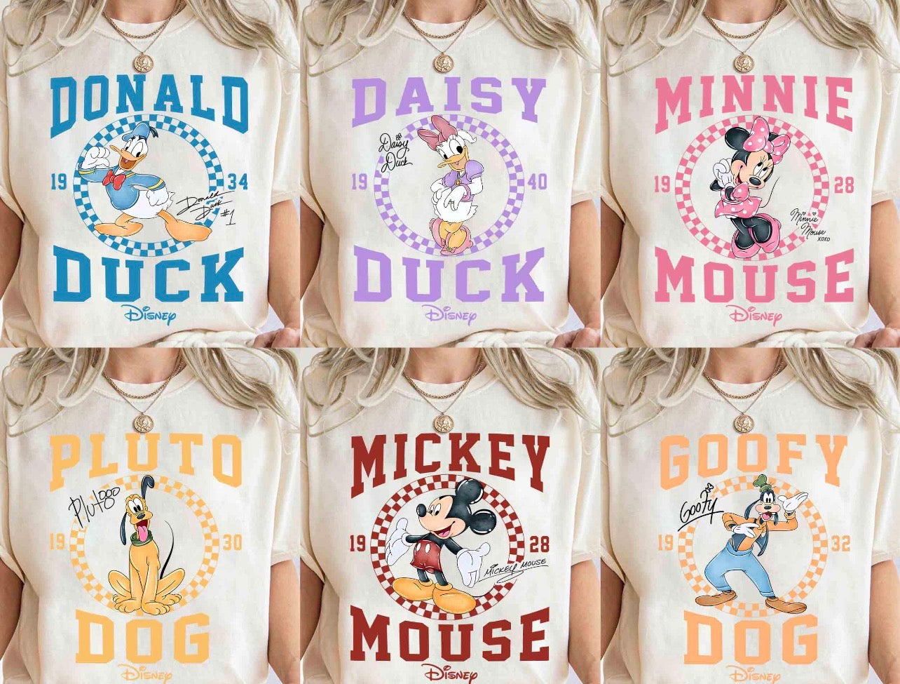Mouse and Friends Tee - choose your character ADULT