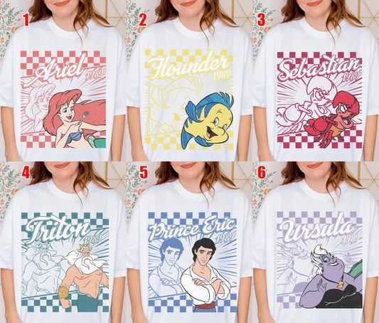 Under the Sea Tee - choose your character YOUTH